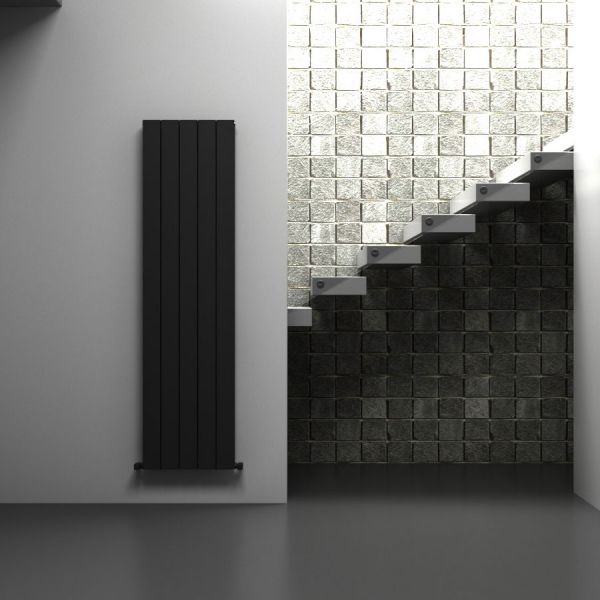 Carisa Nemo Double Black Aluminium Radiator 1800 x 470mm #2