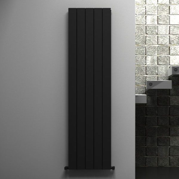 Carisa Nemo Double Black Aluminium Radiator 1800 x 470mm