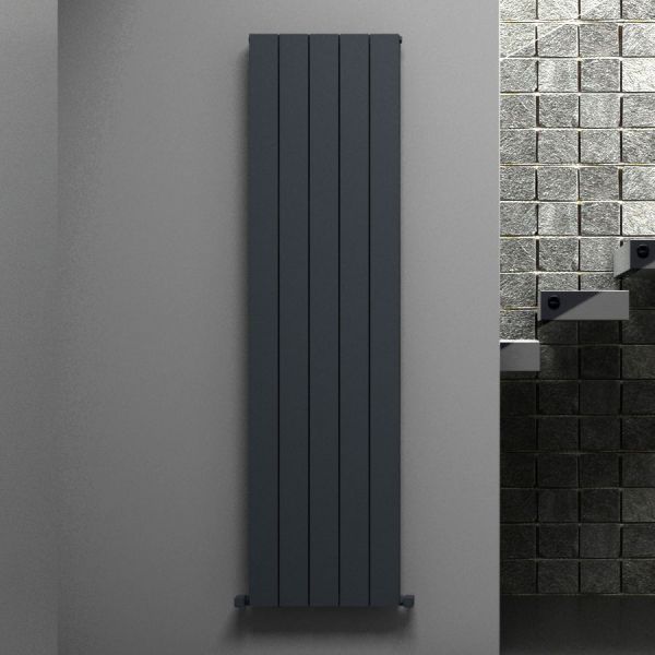 Carisa Nemo Double Anthracite Aluminium Radiator 1800 x 470mm