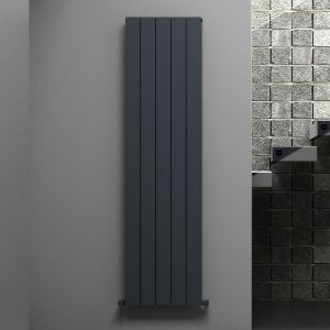 Carisa Nemo Double Anthracite Aluminium Radiator 1800 x 470mm