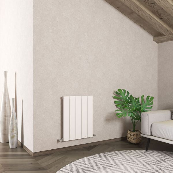 Carisa Nemo Single White Aluminium Radiator 600 x 470mm #2