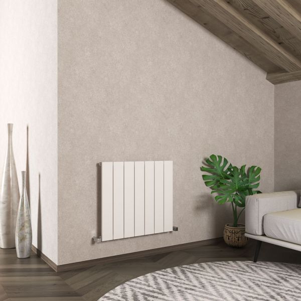 Carisa Nemo Single White Aluminium Radiator 600 x 660mm #2