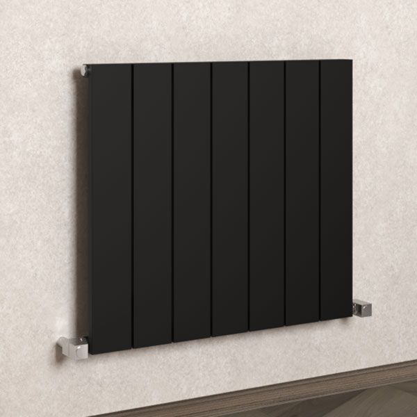 Carisa Nemo Single Black Aluminium Radiator 600 x 660mm
