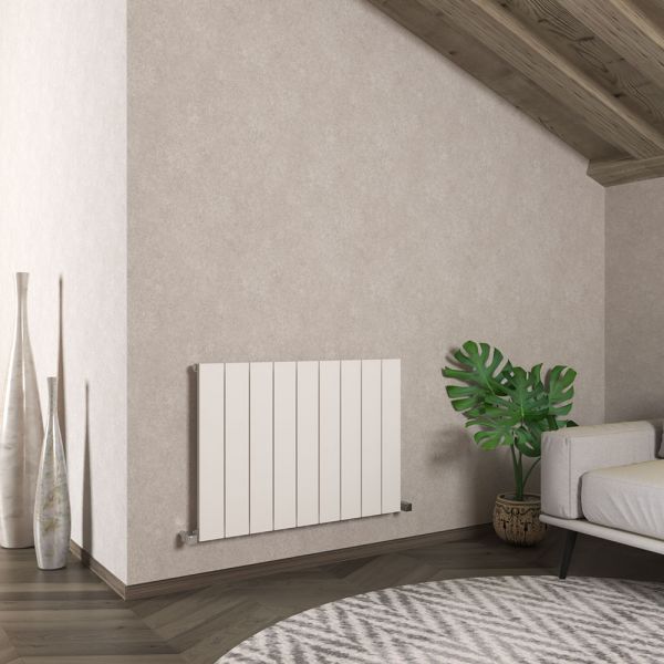 Carisa Nemo Single White Aluminium Radiator 600 x 850mm #2