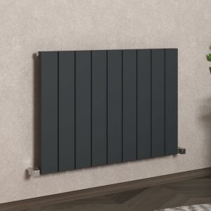 Carisa Nemo Single Anthracite Aluminium Radiator 600 x 850mm