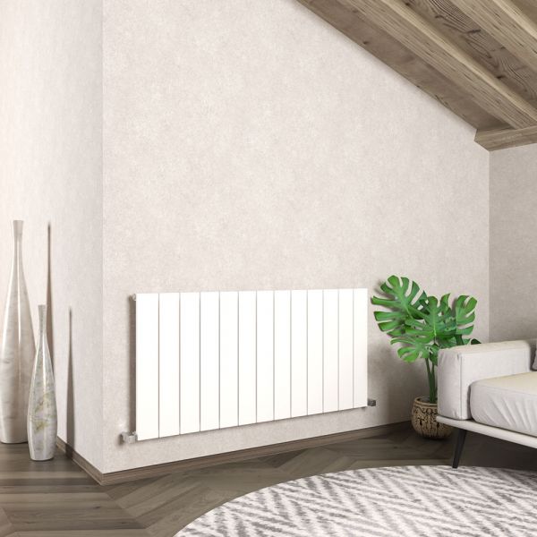 Carisa Nemo Single White Aluminium Radiator 600 x 1230mm #2
