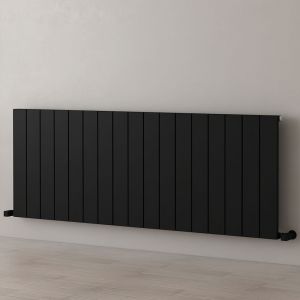Carisa Nemo Single Black Aluminium Radiator 600 x 1610mm