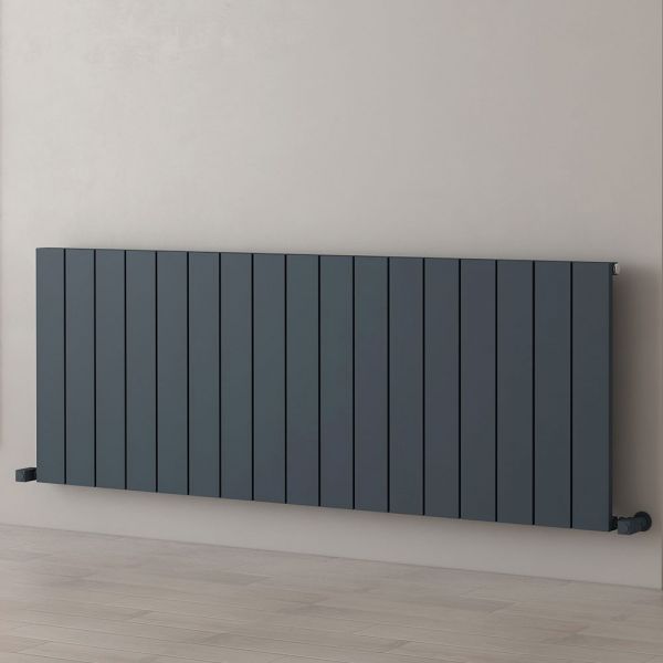 Carisa Nemo Single Anthracite Aluminium Radiator 600 x 1610mm