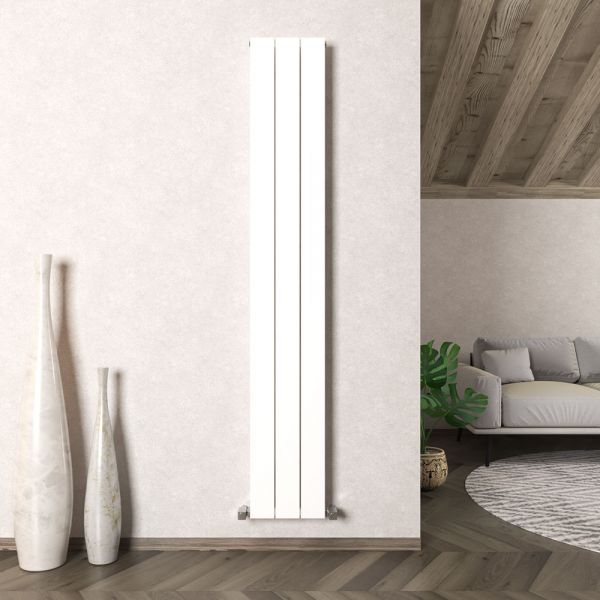 Carisa Nemo Single White Aluminium Radiator 1800 x 280mm #2