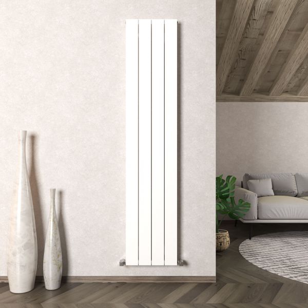 Carisa Nemo Single White Aluminium Radiator 1800 x 375mm #2