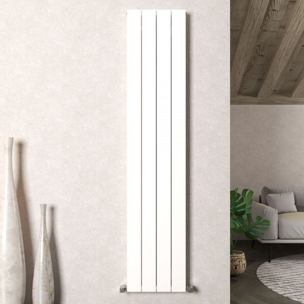 Carisa Nemo Single White Aluminium Radiator 1800 x 375mm