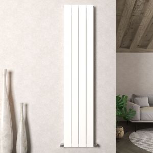 Carisa Nemo Single White Aluminium Radiator 1800 x 375mm