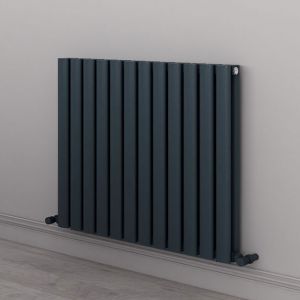 Carisa Tallis Double Anthracite Aluminium Radiator 600 x 710mm