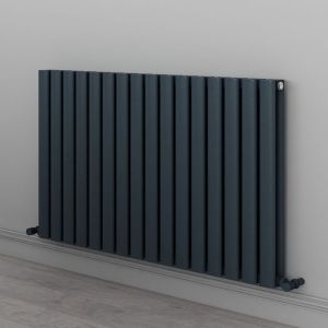 Carisa Tallis Double Anthracite Aluminium Radiator 600 x 950mm