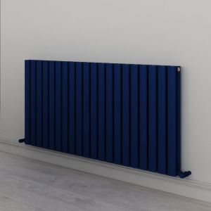 Carisa Tallis Double Navy Blue Aluminium Radiator 600 x 1190mm
