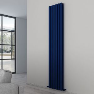 Carisa Tallis Double Navy Blue Aluminium Radiator 1800 x 350mm