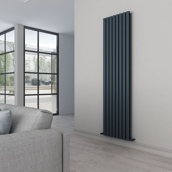 Carisa Tallis Double Anthracite Aluminium Radiator 1800 x 470mm #2