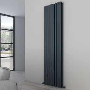 Carisa Tallis Double Anthracite Aluminium Radiator 1800 x 470mm