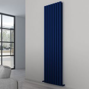 Carisa Tallis Double Navy Blue Aluminium Radiator 1800 x 470mm