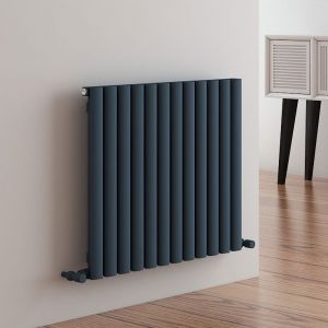 Carisa Tallis Single Anthracite Aluminium Radiator 600 x 710mm