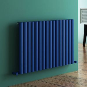Carisa Tallis Single Navy Blue Aluminium Radiator 600 x 950mm