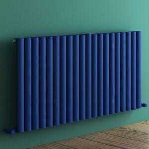 Carisa Tallis Single Navy Blue Aluminium Radiator 600 x 1190mm