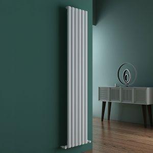 Carisa Tallis Single White Aluminium Radiator 1800 x 350mm