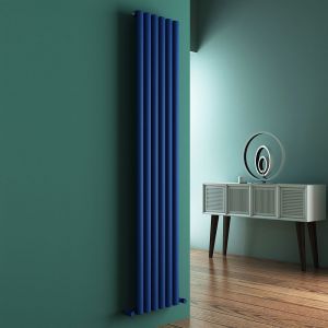 Carisa Tallis Single Navy Blue Aluminium Radiator 1800 x 350mm