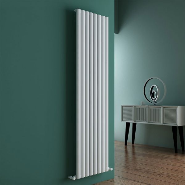 Carisa Tallis Single White Aluminium Radiator 1800 x 470mm