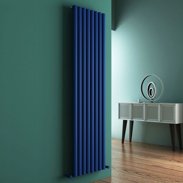 Carisa Tallis Single Navy Blue Aluminium Radiator 1800 x 470mm
