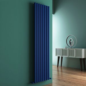 Carisa Tallis Single Navy Blue Aluminium Radiator 1800 x 470mm