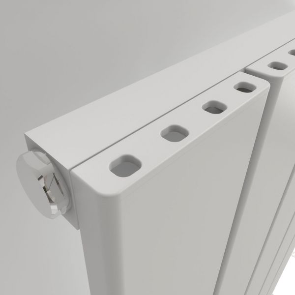 Carisa Angers Single White Aluminium Radiator 600 x 1095mm #3