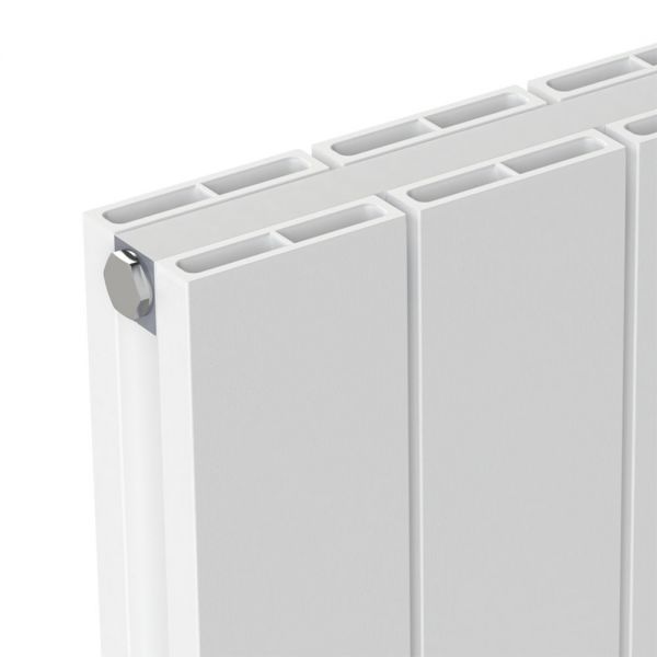 Carisa Nemo Double White Aluminium Radiator 600 x 1420mm #3