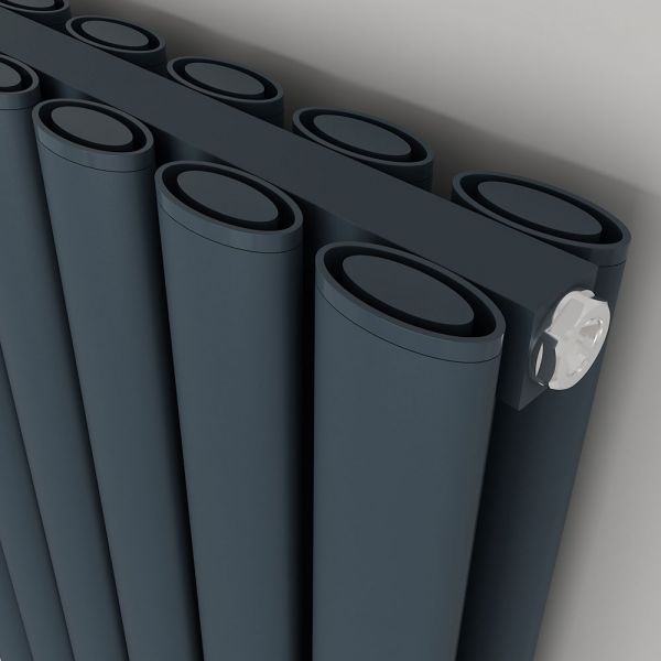 Carisa Tallis Double Anthracite Aluminium Radiator 1800 x 470mm #3