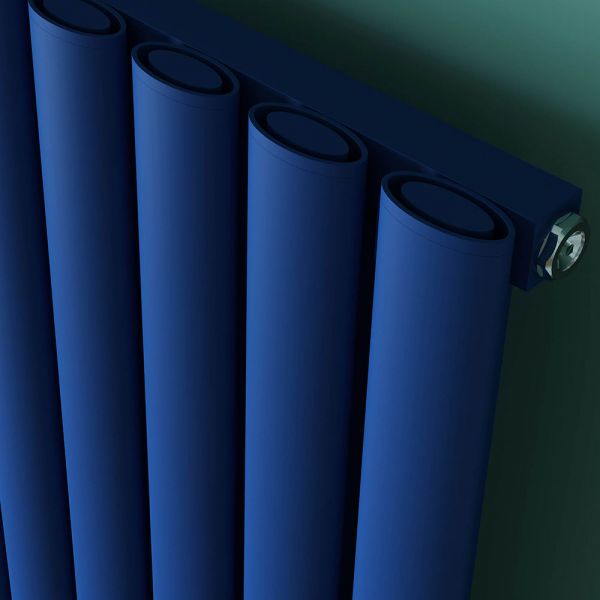Carisa Tallis Single Navy Blue Aluminium Radiator 1800 x 470mm #2