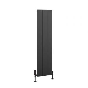 Eastbrook Charlton 1200 x 280 Matt Anthracite Aluminium Designer Radiator