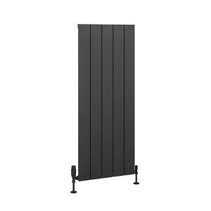 Eastbrook Charlton 1200 x 470 Matt Anthracite Aluminium Designer Radiator
