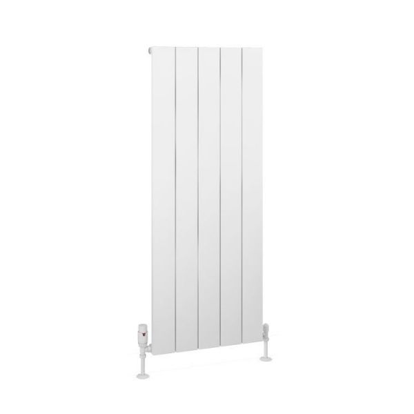 Eastbrook Charlton 1200 x 470 Matt White Aluminium Designer Radiator