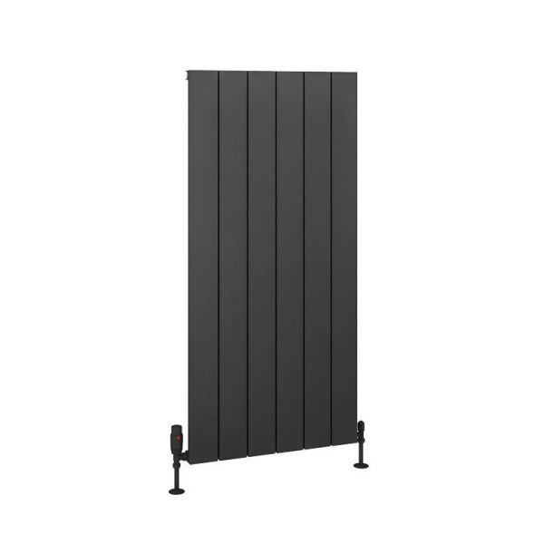 Eastbrook Charlton 1200 x 565 Matt Anthracite Aluminium Designer Radiator