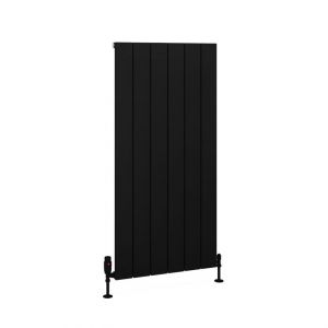 Eastbrook Charlton 1200 x 565 Matt Black Aluminium Designer Radiator