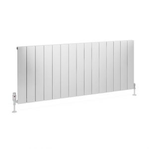 Eastbrook Charlton 600 x 1420 Matt White Aluminium Designer Radiator