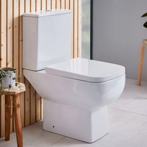 Apex Choices 600 Rimless Open Back Close Coupled Toilet