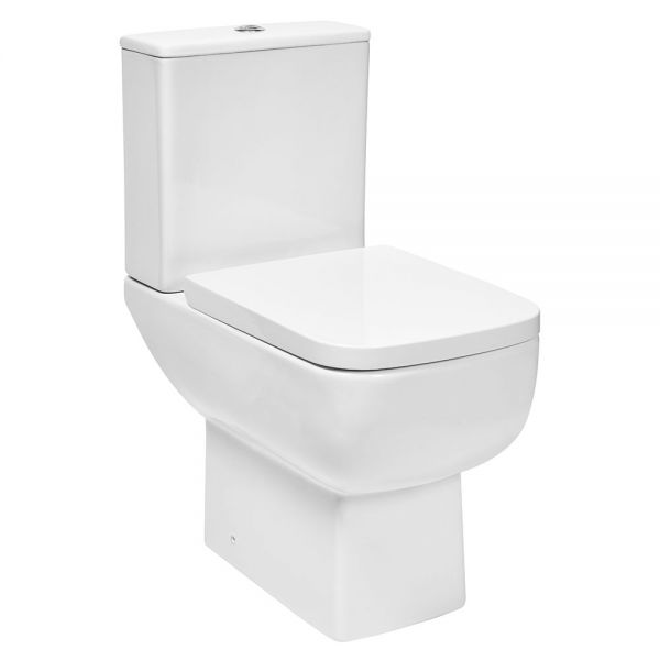 Apex Choices 600 Rimless Open Back Close Coupled Toilet #5