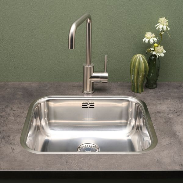Reginox Colorado Single Bowl Stainless Steel Kitchen Sink 445 x 393mm #3