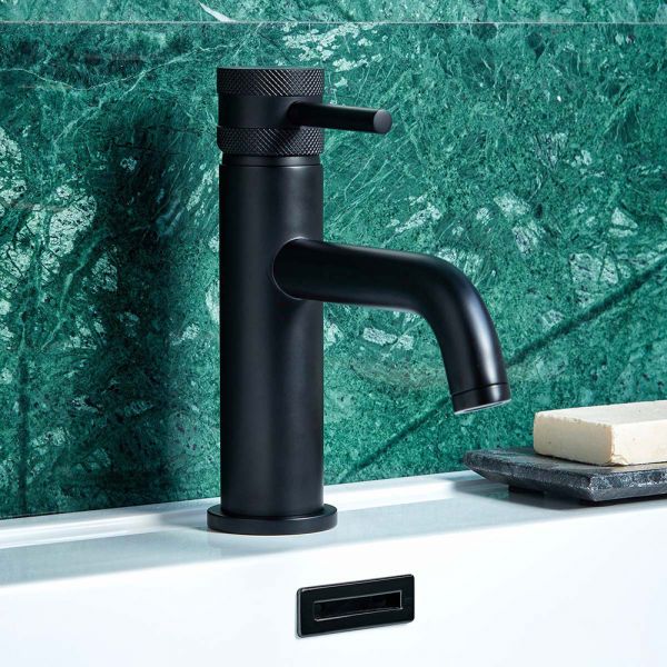 Apex Core Black Mono Basin Mixer Tap #2