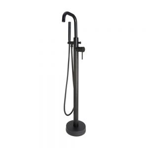 Apex Core Black Floor Standing Bath Shower Mixer Tap