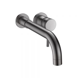 Apex Core Gunmetal Wall Mounted Bath or Basin Mixer Tap