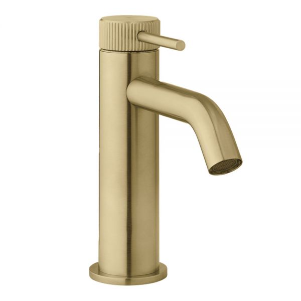 Crosswater 3ONE6 Brushed Brass Effect Mono Basin Mixer Tap