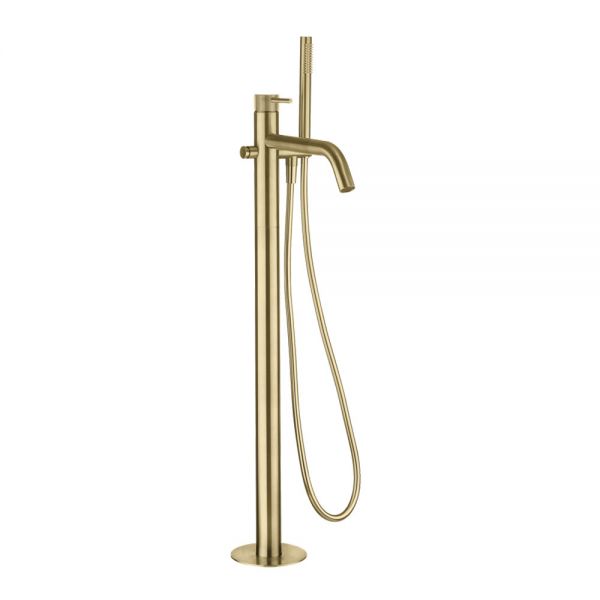 Crosswater 3ONE6 Brushed Brass Effect Floor Standing Bath Shower Mixer Tap