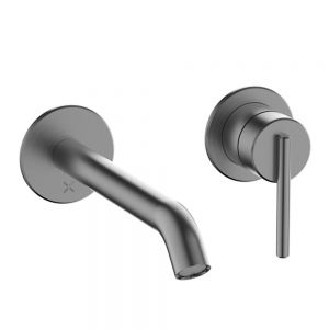 Crosswater 3ONE6 Lever Slate Wall Mounted Basin Mixer Tap